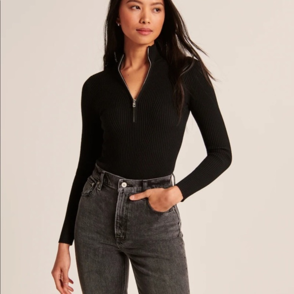 A&F Black Bodysuit